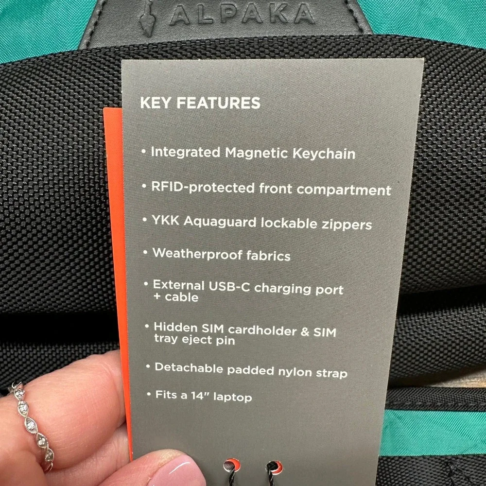 NEW Alpaka Bravo Sling Max V2 Cadmium Green X-Pac VX21 Tech Laptop Bag